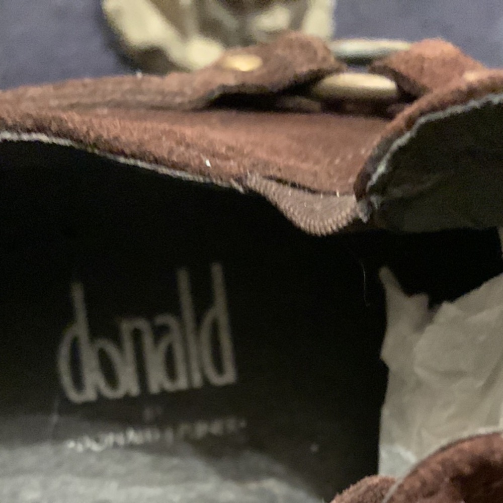 Men shoes brownie suede shoes by Donald Pliner